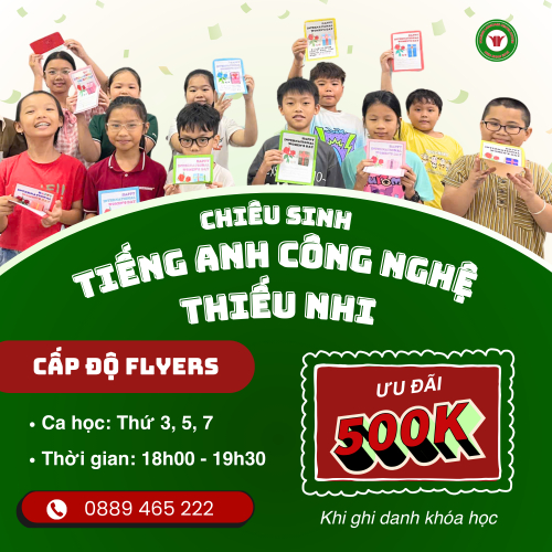Chiêu sinh TACN thiếu nhi - Cấp độ FLYERS